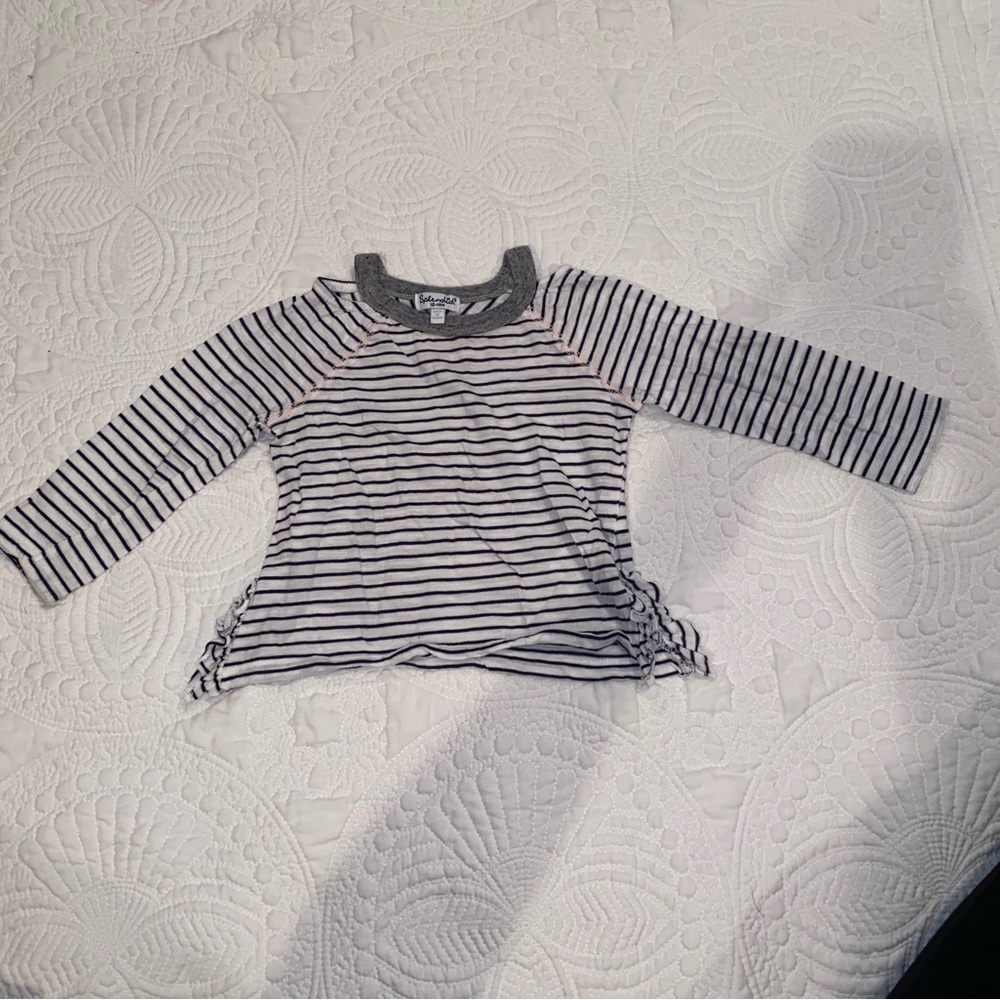 Splendid baby girls long sleeve striped t-shirt